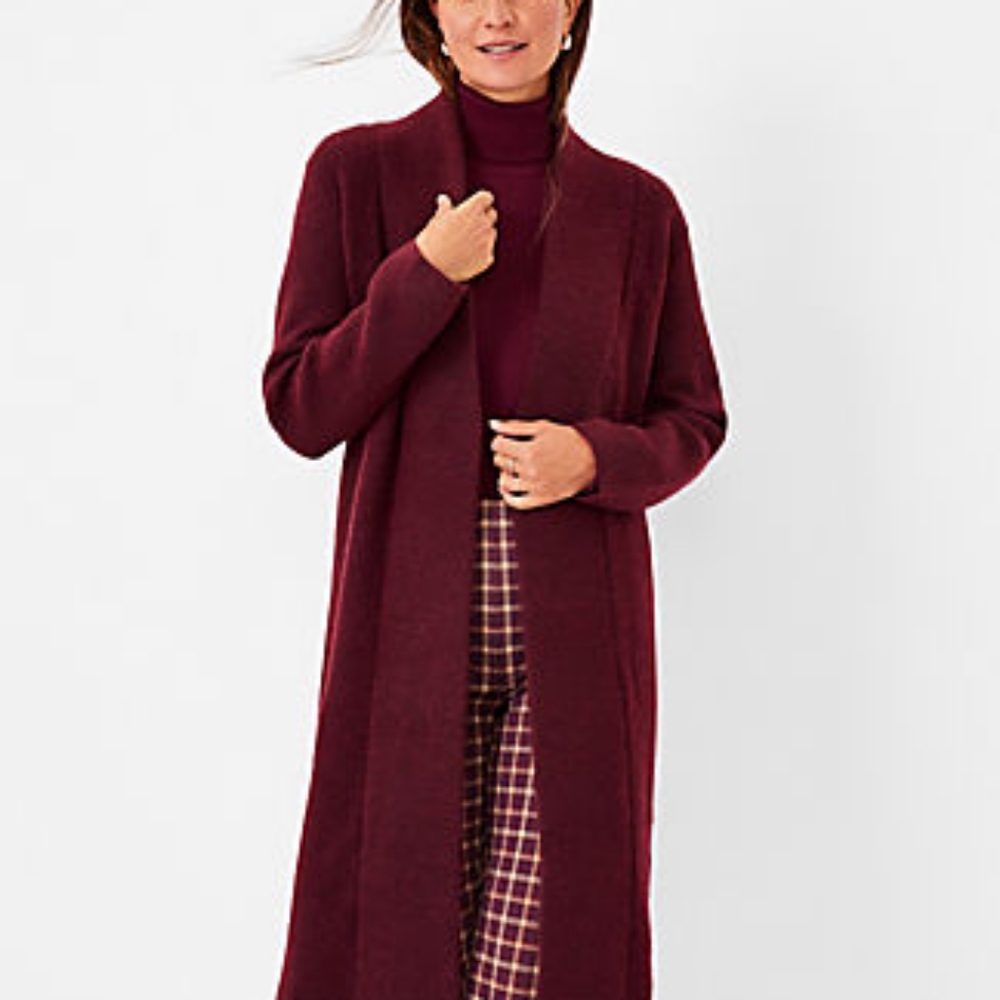 NWT Small Ann Taylor Long button up sweater